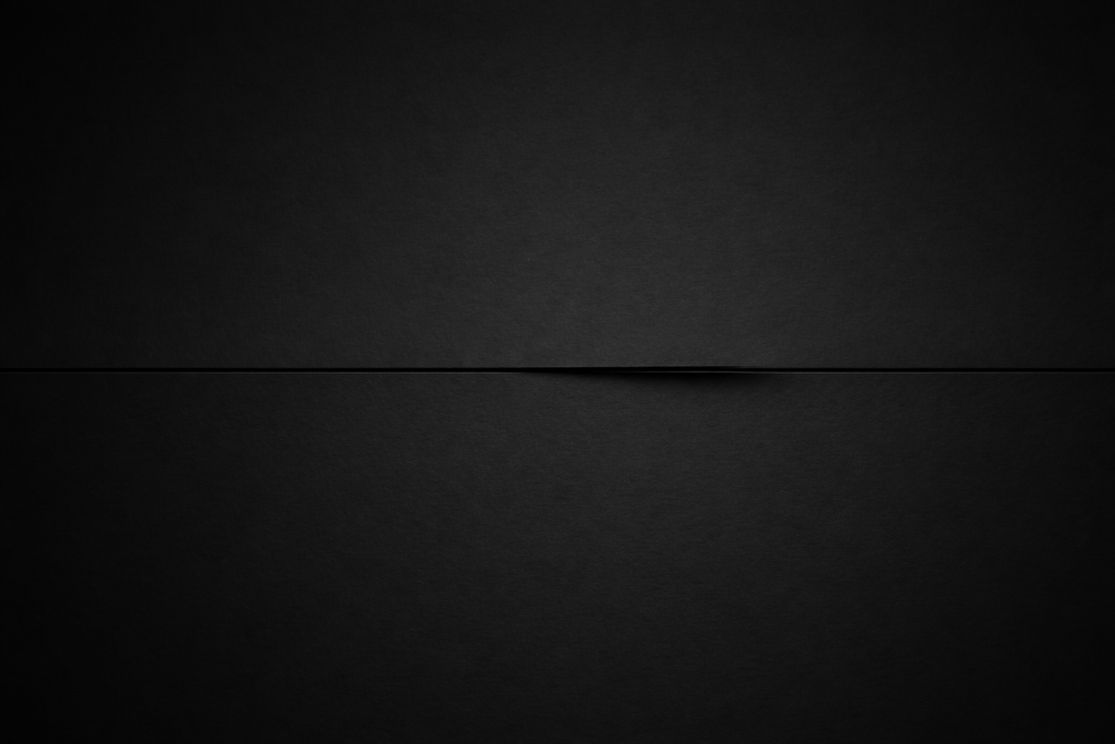 Single horizontal line across a dark field with a barely perceptible rise suggesting subtle structural drift within an otherwise stable system